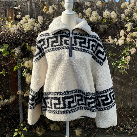 Isabel Marant Étoile | Garner Fleece Quarter Zip Pullover - Picture 2 of 16